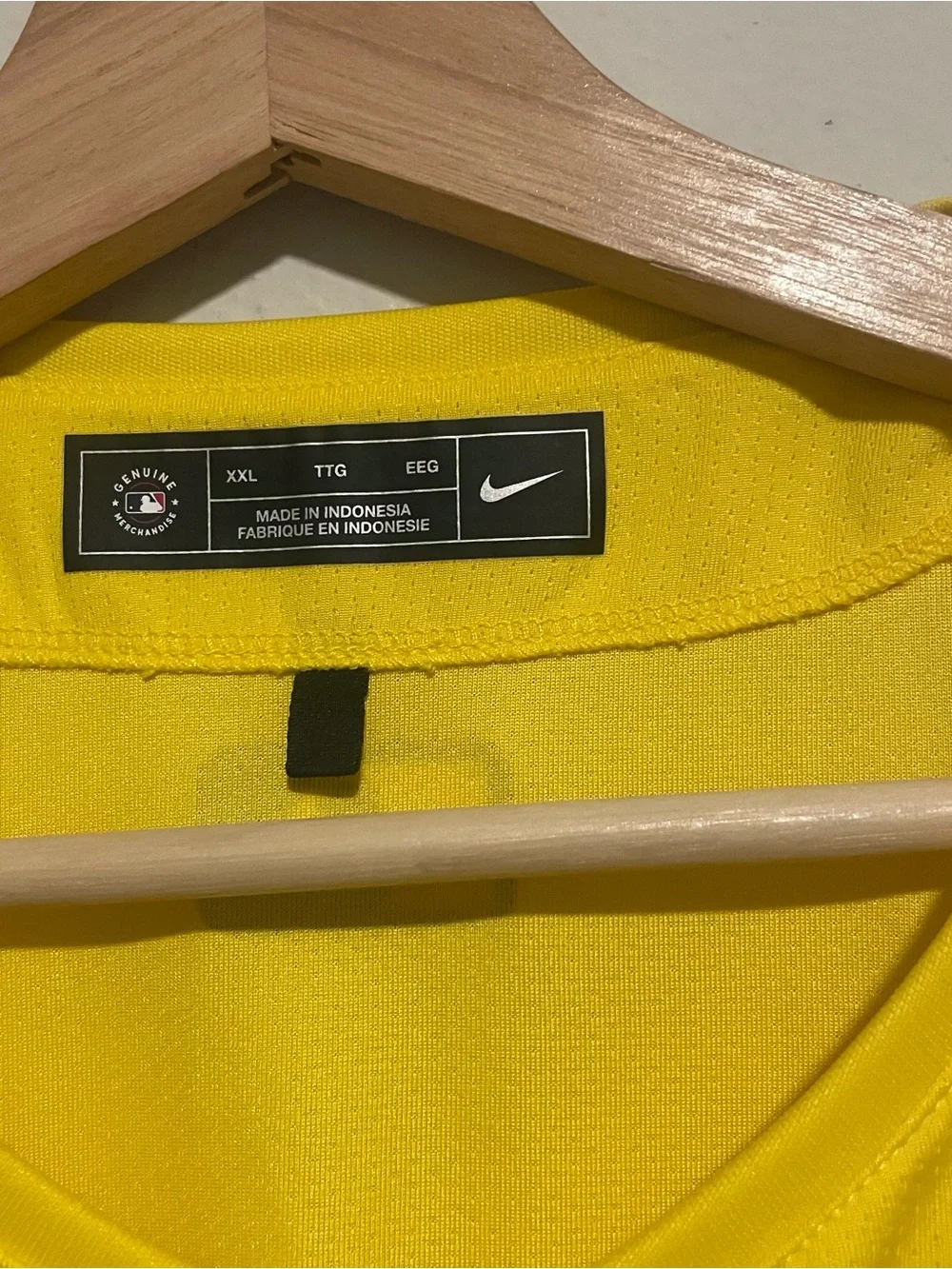 Nike Yellow and Blue Boston Red Sox City Connect Jersey, Size XXL